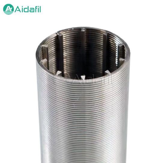 High Filtration Accuracy Wedge Wire Filter Tube High Filtration Accuracy Wedge Wire Filter Tube