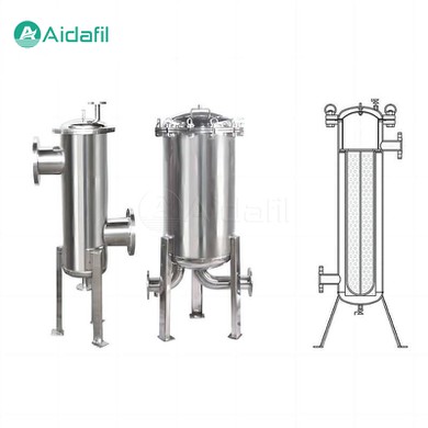 Stainless Steel Bag Filter Housing For Industrial Waste Water Purification